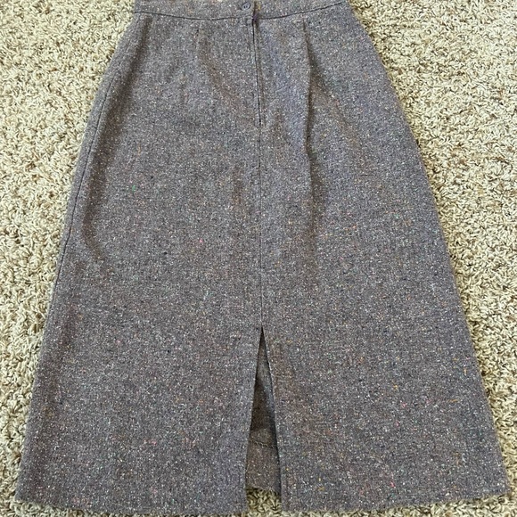 Vintage Brooks Women's Sz 11 3 Pc Multi Wool Blazer Suit Jacket Skirt Pants Set - Picture 7 of 11
